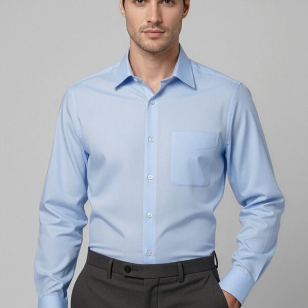 S10210 Men's Luxe Long Sleeve Shirt Thumbnail
