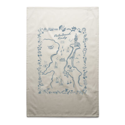 PBK Peninsula Map Tea Towel Thumbnail